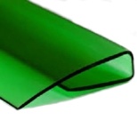 Торцевой профиль зеленый  8 мм 